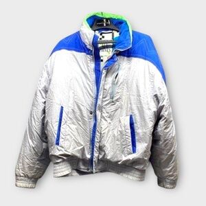 Vintage Member's Only All Points Padded Ski Jacket Size L